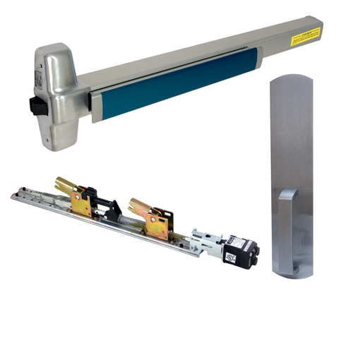 Von Duprin QELA-98DT-626-36 QEL Rim Exit Device with 990DT Dummy Trim, 36in, Grade 1, Satin Chrome