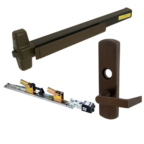 Von Duprin QELA-99L-710-36-RHR 06 KIT - QEL Rim Exit Device, 996L-06 Lever Trim, RHR, 36in, Grade 1, Dark Bronze