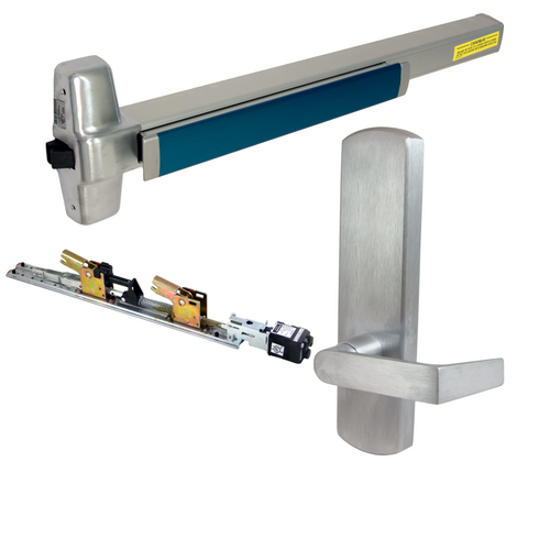 Von Duprin QELA-99L-DT-626-48-RHR 06 QEL Rim Exit Device with Dummy Lever Trim, RHR, 48in, Grade 1, Satin Chrome