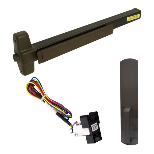Von Duprin RX-99DT-710-36 KIT - RX Rim Exit Device, 990DT Dummy Trim, 36in, Hex Dogging, Grade 1, Dark Bronze