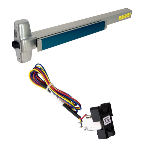 Von Duprin RX-99EO-F-626-48 Fire Rated RX Rim Exit Device, 48in, No Trim, Grade 1, Satin Chrome
