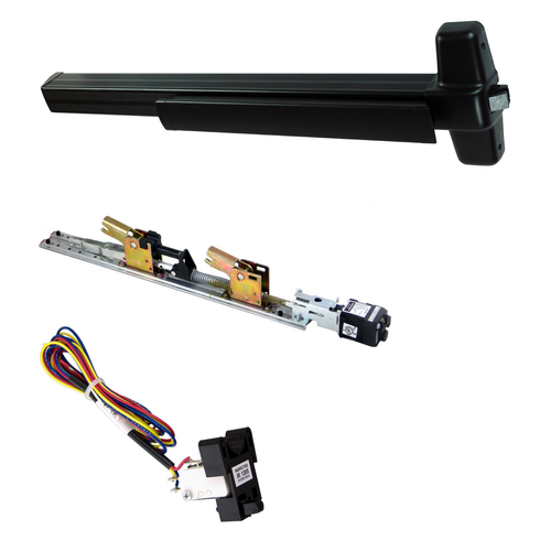 Von Duprin RX-QELA-99EO-711-36 KIT - RX Request to Exit Switch, QEL Rim Exit Device, 36in, Grade 1, Flat Black