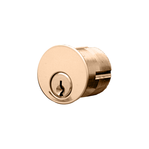 Dormakaba 7185-SC1-10-KA2 1-1/8in Mortise Cylinder, 5-Pin, Schlage C Keyway, Keyed Alike, Satin Bronze