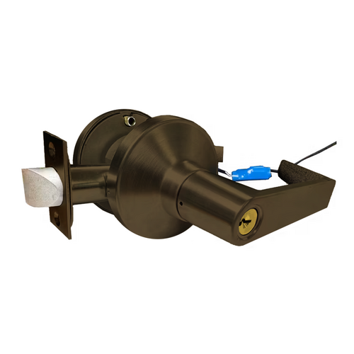 Command CL190-HD-EU-L6-613-SC Grade 1 Motorized Electrified Bent Lever, Fail Safe, Schlage C Keyway, Oil Rubbed Bronze