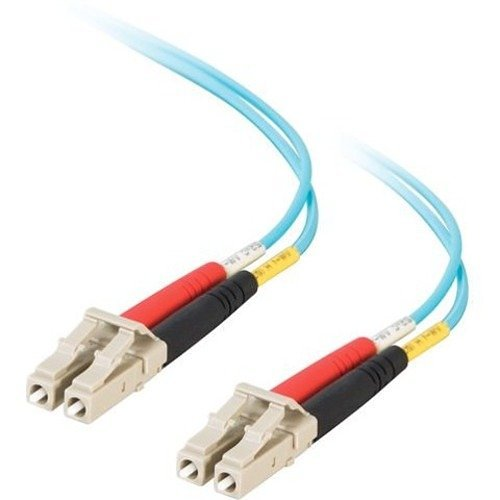 Ortronics 852-LL2-006 2m LC to LC OM3 10GB Fiber Optic Duplex Jumper Cable, Aqua