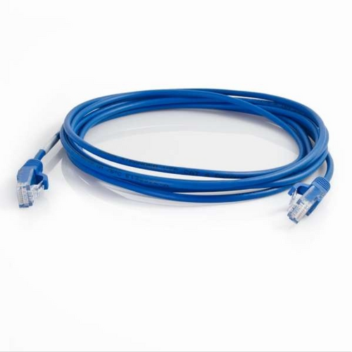 Ortronics 576-RD10-003 3ft Q-Series 28AWG Category 6 Patch Cable, Booted, Blue