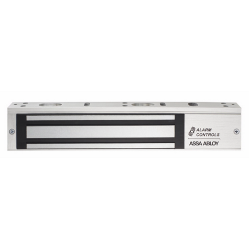 Alarm Controls 600WP 28 600lbs Weather Resistant Maglock, 12VDC/24VDC, 628/US28 Satin Aluminum