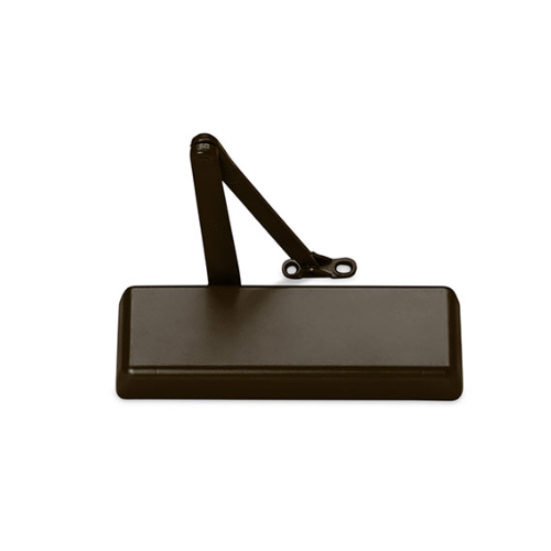 LCN 4011-REGARM-DKBRZ-LH Heavy Duty Cast Iron Door Closer, Left Hand, ADA Adjustable, Dark Bronze
