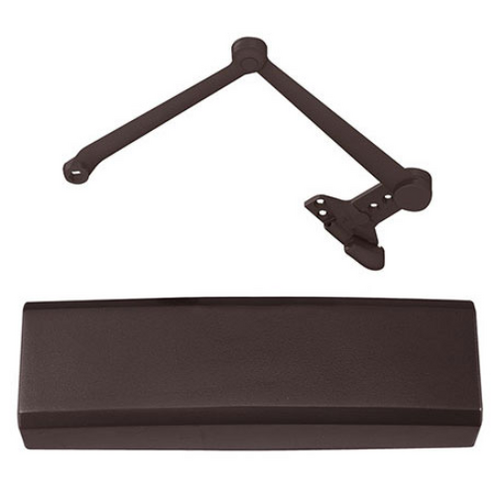 LCN 4050A-SHCUSH-DKBRZ Heavy Duty Door Closer, Cast Aluminum, ADA Adjustable, Dark Bronze Finish