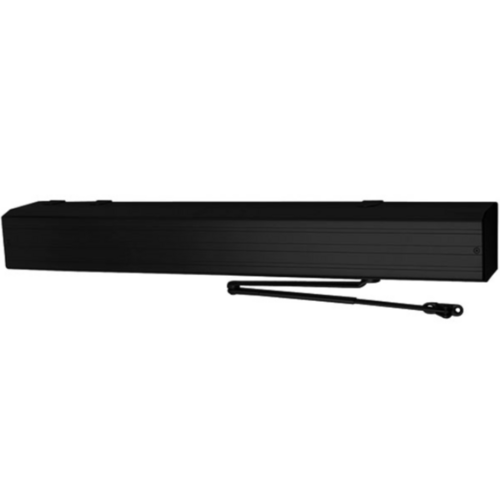 LCN 4642-GLBLK Push Side Low Voltage Power Operator with Metal Cover, Gloss Black