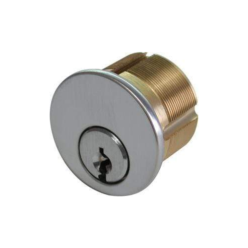 Corbin Russwin CR1000 118 A02 6 60 626 1-1/8in Mortise Cylinder 6-Pin, 60 Keyway, Standard Collar, Satin Chrome