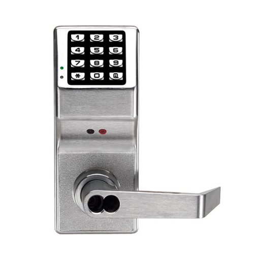 Alarm Lock DL3200IC/26D-R Trilogy T3E Keypad Lock, Quick Passage, Weatherproof, 2000 Users, Satin Chrome