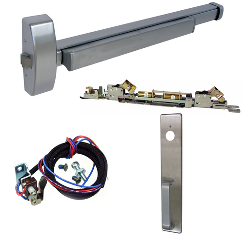PHI ELR-TS-2103-1703A-630-36 KIT - Electric Rim Exit Device, Touchbar Switch, Nightlatch Trim, 36in, Grade 1
