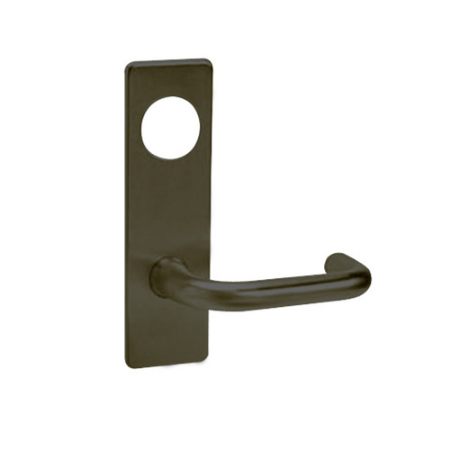 Corbin Russwin ML2030 LWM 613E D134 M31 Lustra Lever with M Escutcheon for ML2030, Field Reversible, Oil Rubbed Bronze