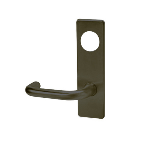 Corbin Russwin ML2010 LWM 613E D134 M31 Lustra Lever with M Escutcheon for ML2010, Field Reversible, Oil Rubbed Bronze