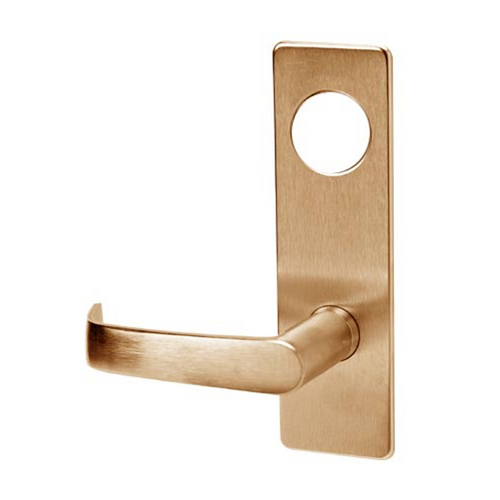 Corbin Russwin ML2010 NSM 612 D134 M31 Newport Lever with M Escutcheon, ML2010 Trim, Reversible, Satin Bronze