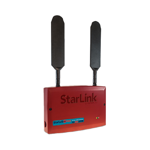 Napco Security SLE-MAXAI-FIRE StarLink Max Fire Communicator, Dual Path Cellular/IP, Red Enclosure