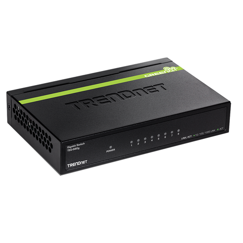 TRENDnet TEG-S80G 8-Port Gigabit GREENnet Switch