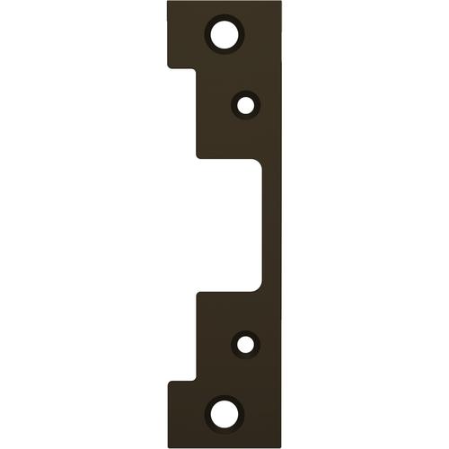 HES 501-613E FP Cylindrical ASA Metal 5000/5200, 2 Faceplates, Dark Oxidized Satin Bronze