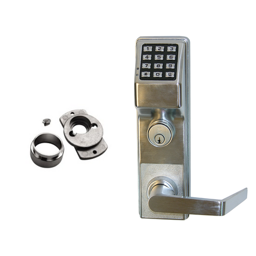 Alarm Lock ETPDNSRX-SIC/26DC50 Networx Prox Reader Keypad - Corbin ED5200 Exit Trim, Weather Proof, Satin Chrome