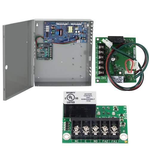 Schlage PS902-2RS-FA 2 Amp Power Supply Relay Board, 12/24VDC, Battery Backup Space