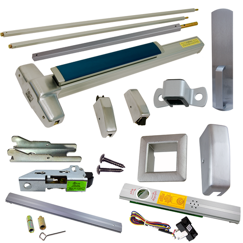 Von Duprin RX-9927DT-626-48-LBR-ALK Alarmed Exit Device Kit with RX Switch, SVR, 990DT Trim, 48x84, Satin Chrome