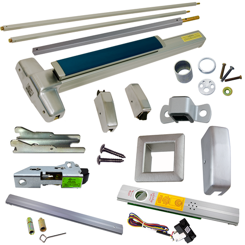 Von Duprin RX-9927NL-OP-626-36-LBR-ALK KIT - Alarmed RX Exit Device, 110MD-NL-OP Nightlatch Trim, 36in x 84in, Satin Chrome