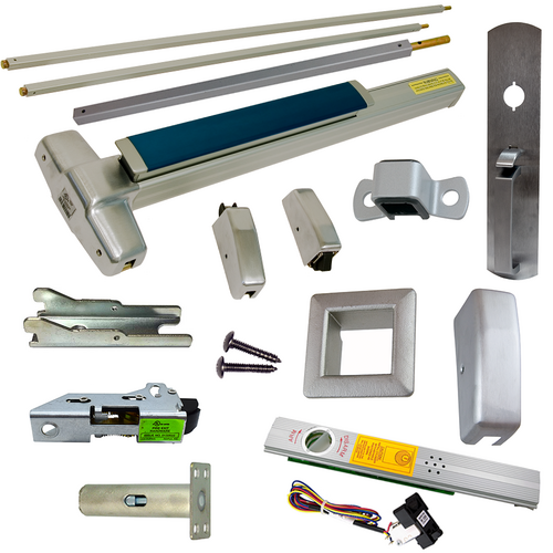 Von Duprin RX-9927TP-F-626-36-LBR-ALK Alarmed Fire-Rated RX Exit Device, 990TP Trim, 36x84, Grade 1, Satin Chrome