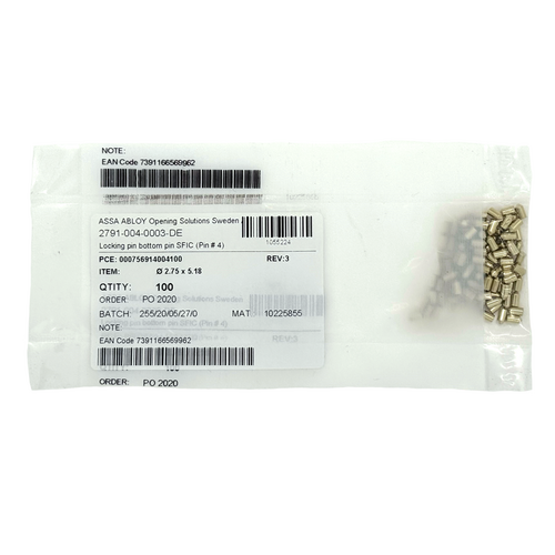 Assa Abloy 909004 SFIC Bottom Pin 4 100/Bag