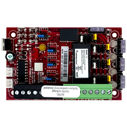 Lifesafety Power C4-BOXED 4 Output Auxiliary Distribution Module, Fused