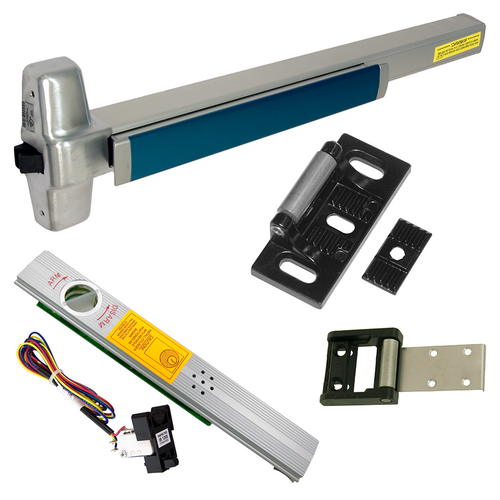 Von Duprin 98EO-626-36 1439 ALK Alarmed Rim Exit Device, Exit Only, 36in, Low Profile Strike, Satin Chrome