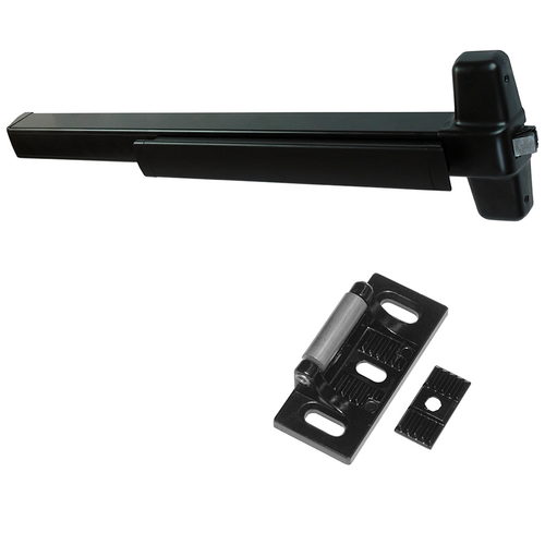 Von Duprin 98EO-711-48 LS Rim Exit Device Kit, 990EO Trim Plate, Hex Dogging, 48in, Grade 1, Flat Black