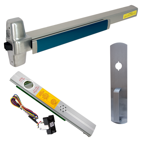 Von Duprin 98NL-626-48 ALK Alarmed Rim Exit Device 990NL Nightlatch Trim, 48in, Grade 1, Satin Chrome