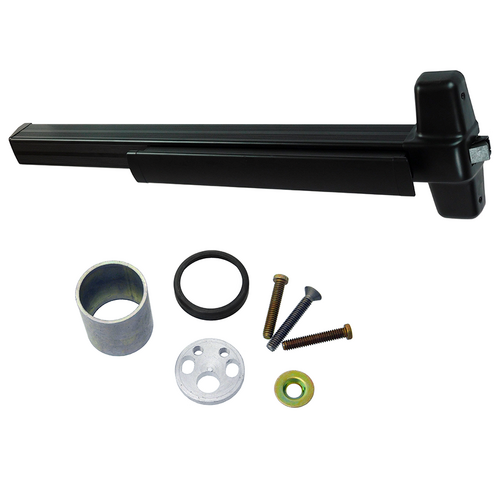 Von Duprin 99NL-OP-711-48 Rim Exit Device 110MD NL-OP Nightlatch Cylinder Trim, 48in, Grade 1, Flat Black