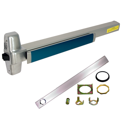 Von Duprin CD-98EO-626 36 Rim Exit Device, Cylinder Dogging, 36in, Grade 1, Satin Chrome, Exit Only