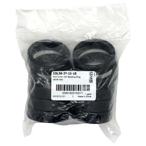 GMS COL36-037-19 Schlage Cylinder Blocking Ring 3/8in, 622/US19 Matte Black