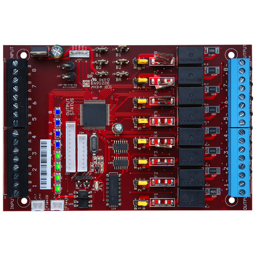 Lifesafety Power M8P-BOXED 8 Output Managed Lock Distribution Module, Class 2 Power Limited for OR/WA