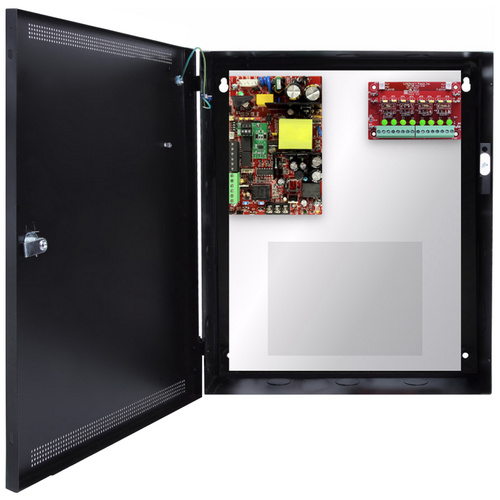 Lifesafety Power FPO75-D8PE1M E1 Enclosure 2-Door Mercury-Compatible Power Supply 8 Output Module