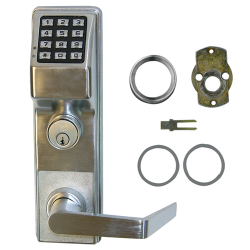 Alarm Lock ETDL27S1ET-BIC/26DC50 Trilogy T2 Keypad - Corbin/Yale Exit Trim, Weather Proof, 100 Users, Satin Chrome