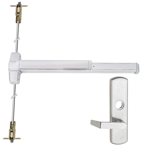 Von Duprin 9947L-626-36-LHR 06 KIT - CVR Grooved Exit Device, 996L-06 Lever Trim, LHR, 36in Adjustable, Grade 1