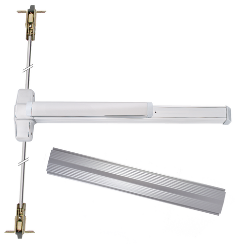 Von Duprin LD-9947EO-626-36 KIT - LD CVR Grooved Exit Device, Exit Only, 36in x Adjustable, Grade 1, Satin Chrome
