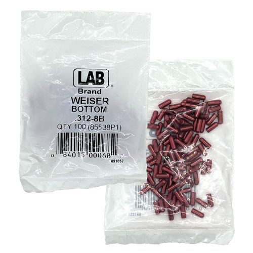 LAB WEI8553-8 8 Weiser Bottom Pin .312, Polybag 100 Pins