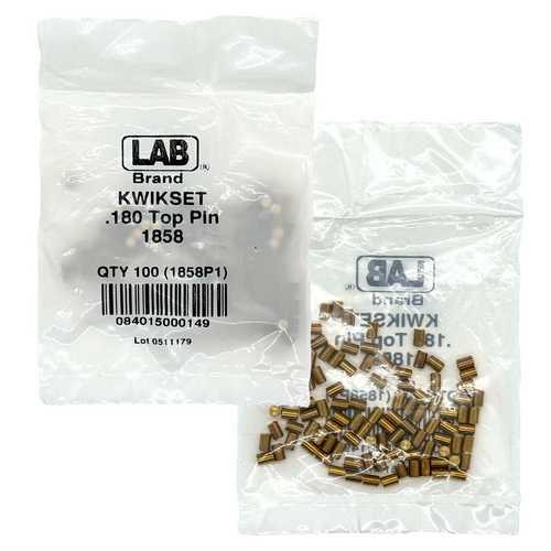 LAB KWI3109 Kwikset Master Pin 1 .031 Old Style, Polybag 100 Pins