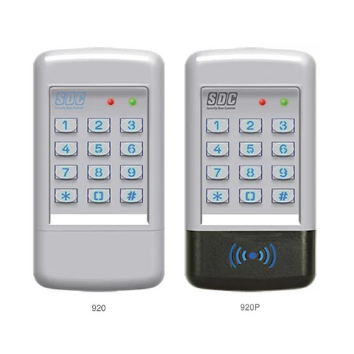 Security Door Controls 920PW Weigand Output Keypad w/ Prox. Reader, 125kHz, 5-16VDC, LED Indicators
