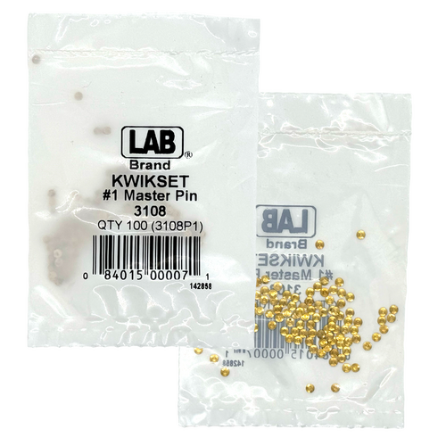 LAB KWI3108 1 Kwikset Master Pin .023, Polybag 100 Pins