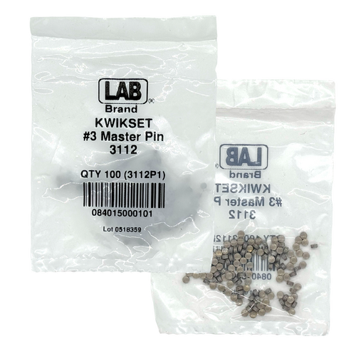 LAB KWI3112 3 Kwikset Master Pin .069, Polybag 100 Pins