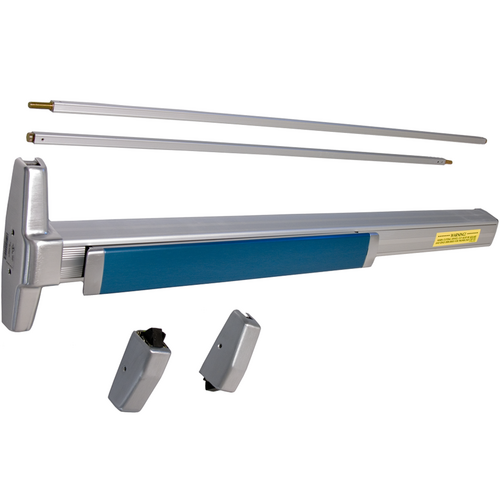 Von Duprin 3327A-EO-626-36 Narrow Stile SVR Surface Vertical Rod Exit Device, 36in x 84in, Satin Chrome