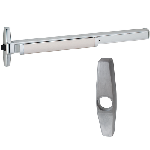 Von Duprin 33A-NL-OP-626-36 Narrow Stile Rim Exit Device with Nightlatch Trim, Right Hand, Satin Chrome
