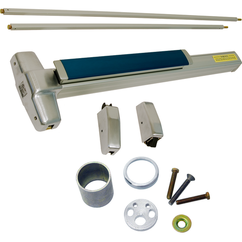 Von Duprin 9927NL-OP-F-626-48 Fire Rated SVR Grooved Exit Device NL-OP Nightlatch Trim, Satin Chrome