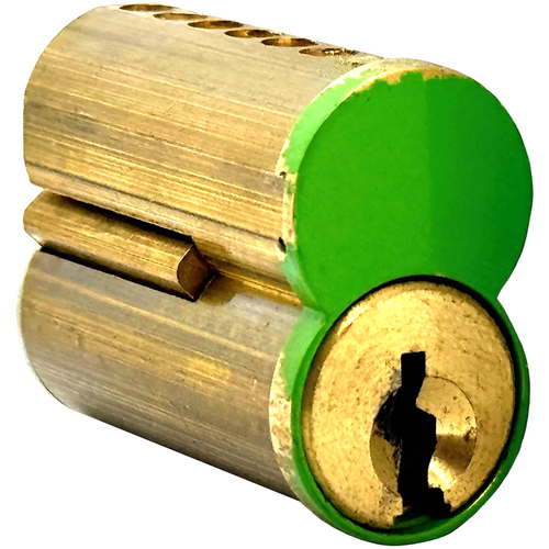GMS IC7A4K7 SFIC 7-Pin Green Construction Core, No Keys